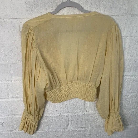 Jen's Pirate Booty Cotton Long Sleeve Bell Wooden Button Top size Large - Picture 8 of 8